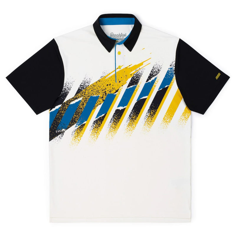 RSVLTS Dink Responsibly All-Day Polo in Black — detail 2