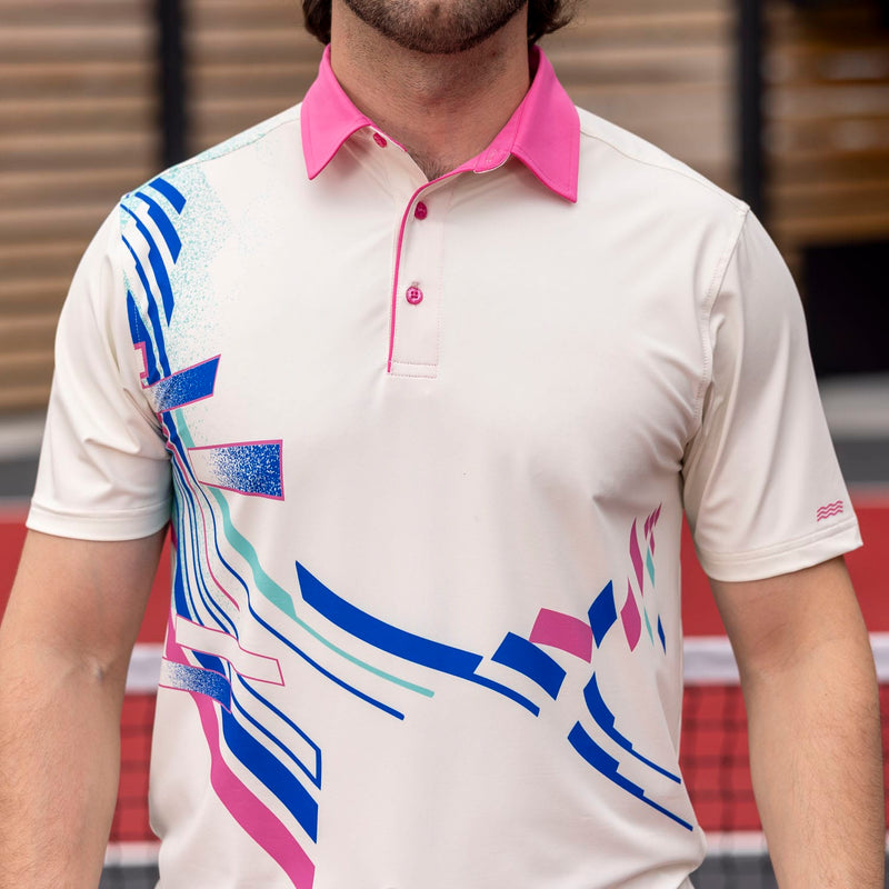 RSVLTS It’s Not Your Fault All-Day Polo in Pink — front view
