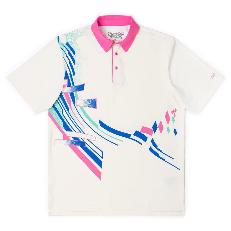 RSVLTS It’s Not Your Fault All-Day Polo in Pink — detail 2