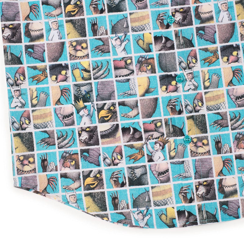 RSVLTS Teeth, Roars, Eyes, and Claws KUNUFLEX Short Sleeve Shirt in Black — detail 7