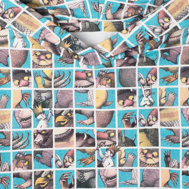 RSVLTS Teeth, Roars, Eyes, and Claws Preschool Performance Hoodie in Multicolor — detail 2