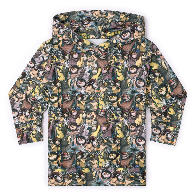 RSVLTS The Wild Rumpus Preschool Performance Hoodie in Multicolor — front view