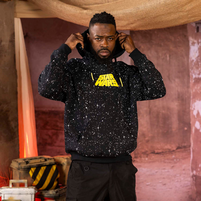 RSVLTS Far, Far Away Classic Hoodie in Black — detail 2