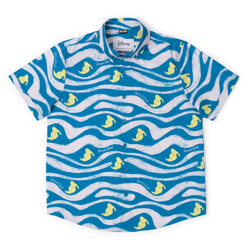 RSVLTS Beaks & Breakers Youth KUNUFLEX Short Sleeve Shirt in Blue — front view