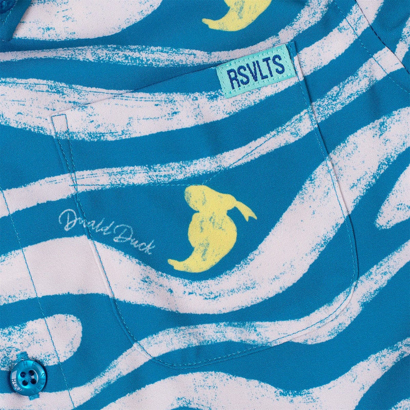 RSVLTS Beaks & Breakers Preschool KUNUFLEX Short Sleeve Shirt in Blue — detail 2