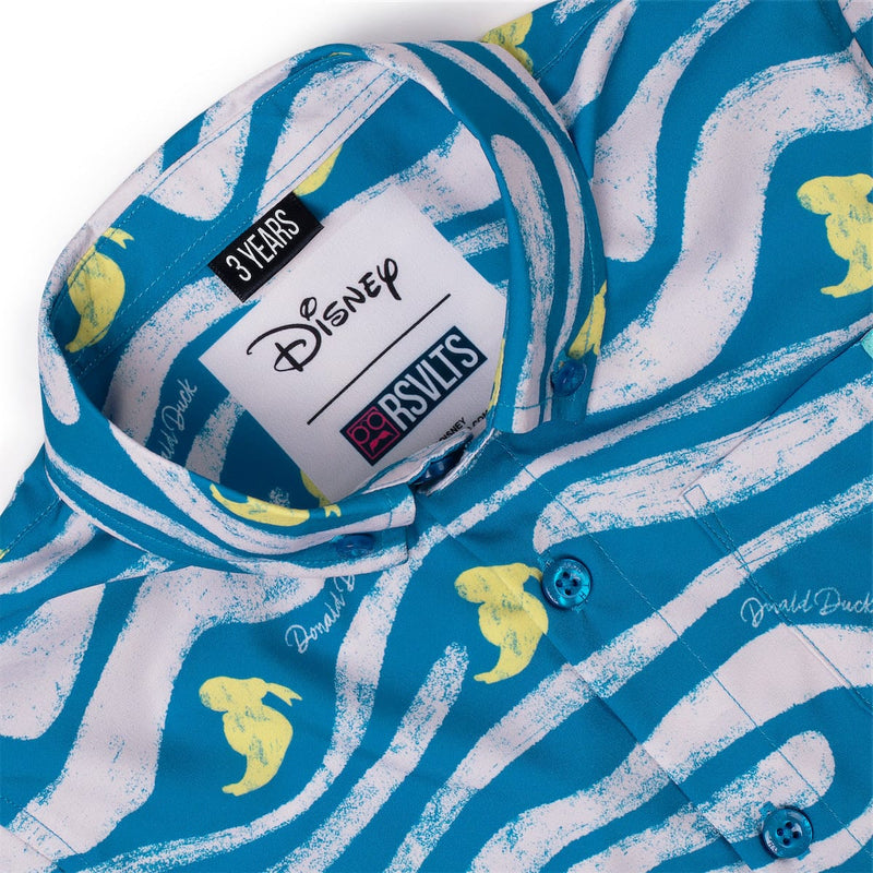 RSVLTS Beaks & Breakers Preschool KUNUFLEX Short Sleeve Shirt in Blue — detail 3