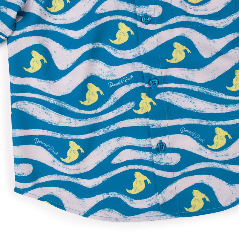 RSVLTS Beaks & Breakers Preschool KUNUFLEX Short Sleeve Shirt in Blue — detail 4