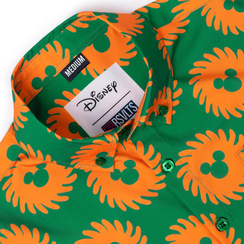RSVLTS Mickey del Sol Youth KUNUFLEX Short Sleeve Shirt in Green — detail 3