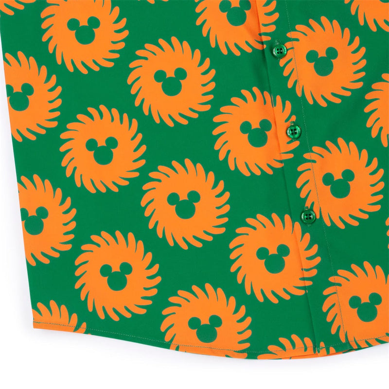 RSVLTS Mickey del Sol Youth KUNUFLEX Short Sleeve Shirt in Green — detail 4