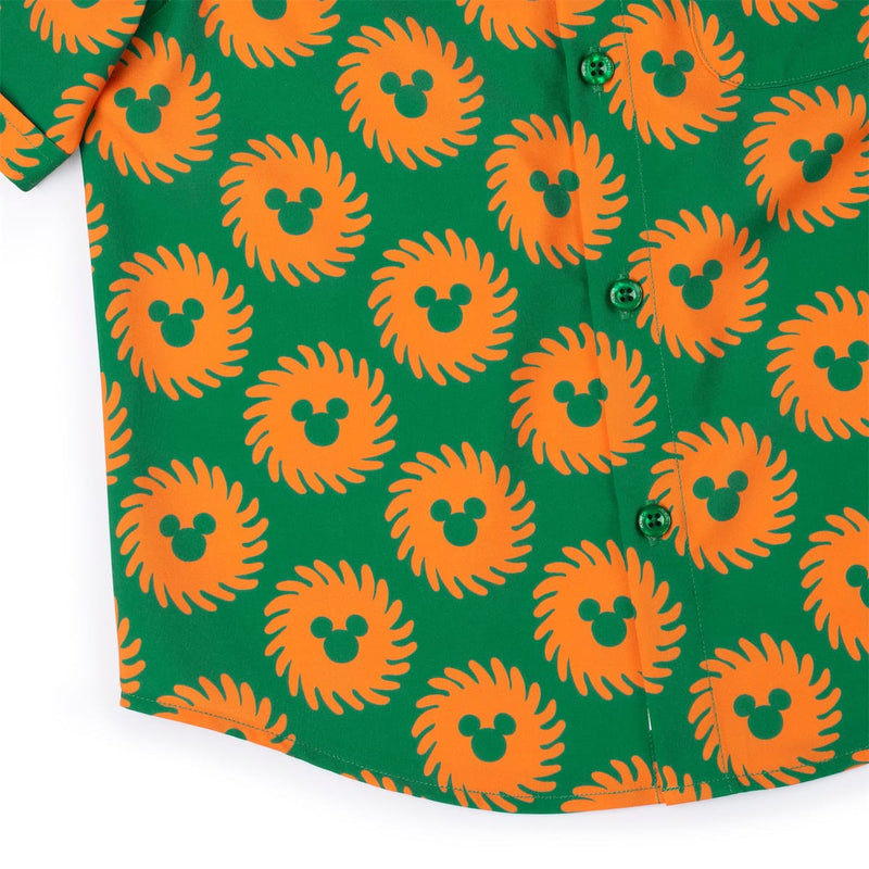 RSVLTS Mickey del Sol Preschool KUNUFLEX Short Sleeve Shirt in Green — detail 4