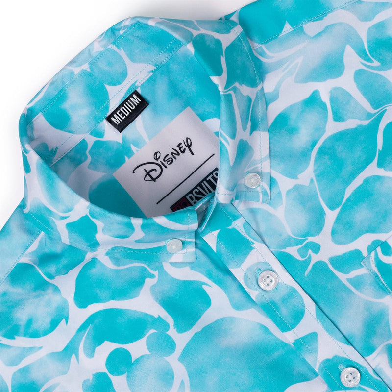 RSVLTS Aqua Mickeys Youth KUNUFLEX Short Sleeve Shirt in Blue — detail 3