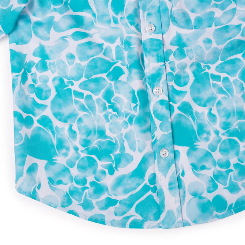RSVLTS Aqua Mickeys Preschool KUNUFLEX Short Sleeve Shirt in Blue — detail 4