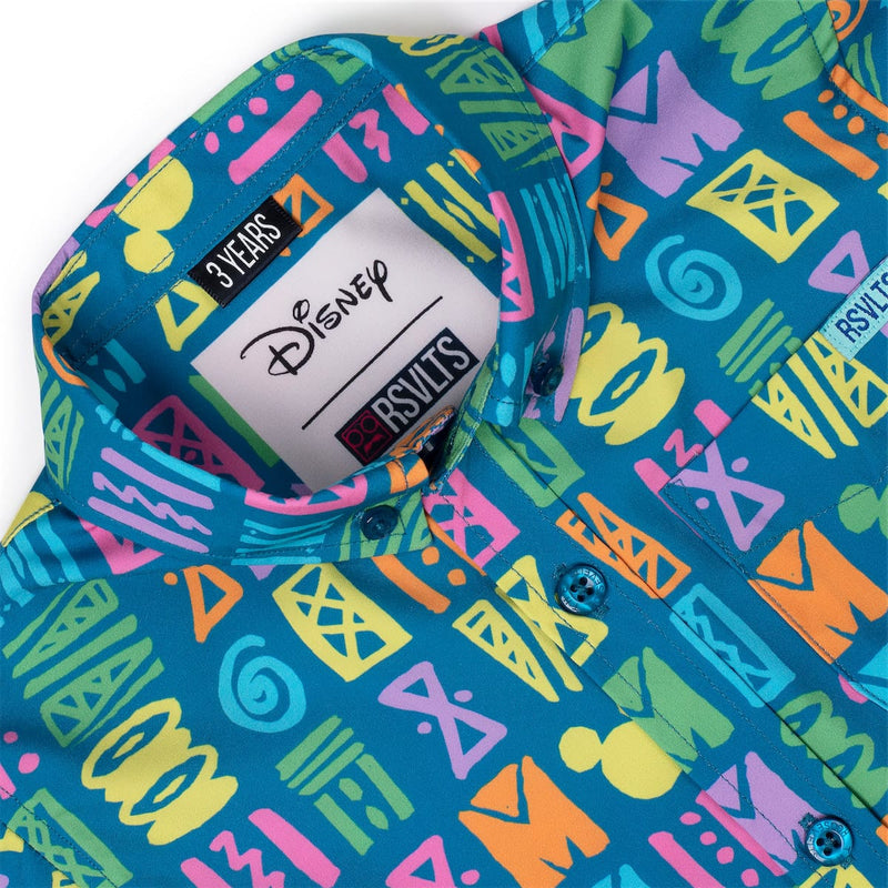 RSVLTS Mickey's Surfside Summer Preschool KUNUFLEX Short Sleeve Shirt in Blue — detail 3