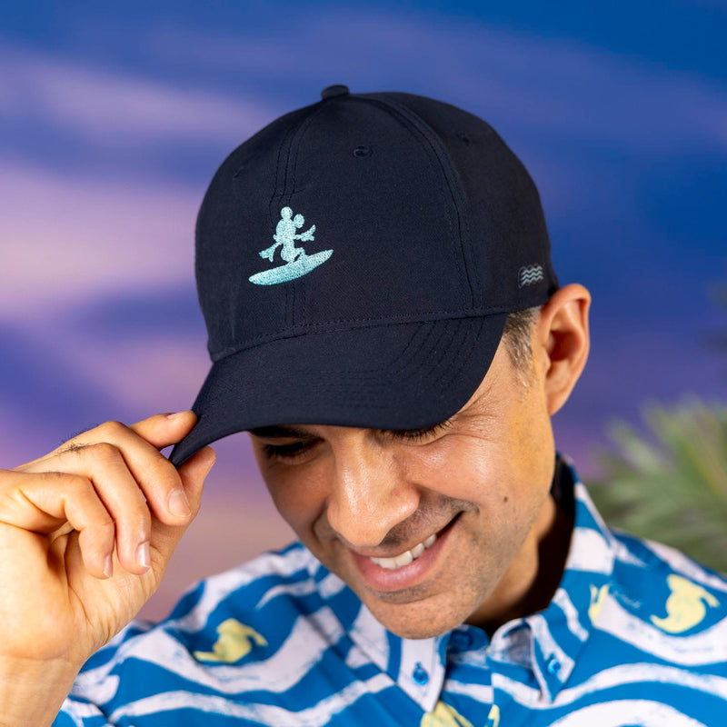 RSVLTS Hang Eight Performance Hat in Blue — detail 2