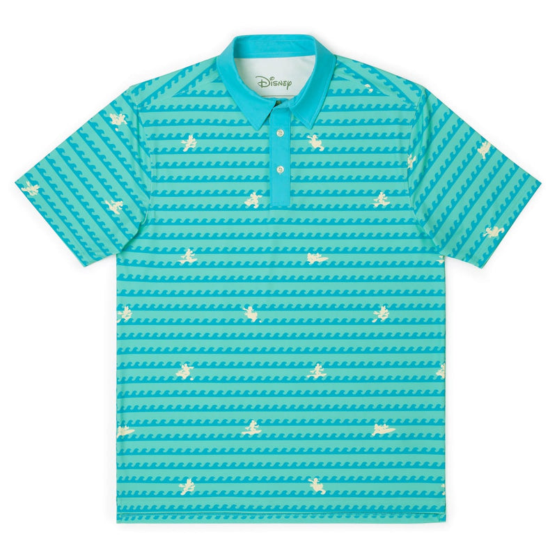 RSVLTS Hang Eight All-Day Polo in Blue — front view