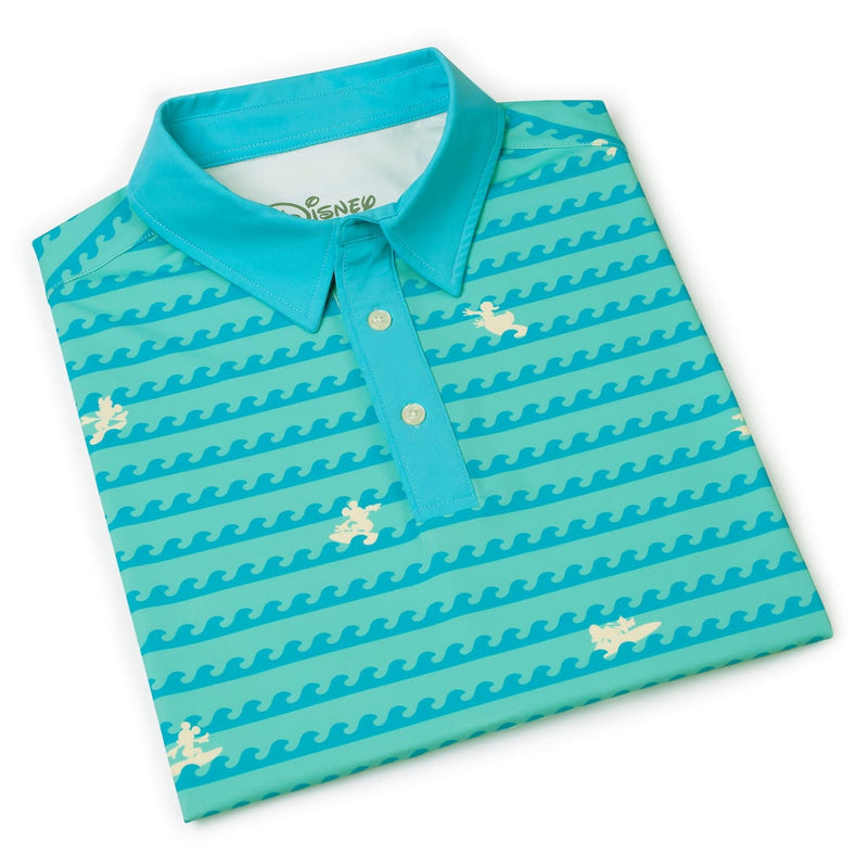 RSVLTS Hang Eight All-Day Polo in Blue — detail 7