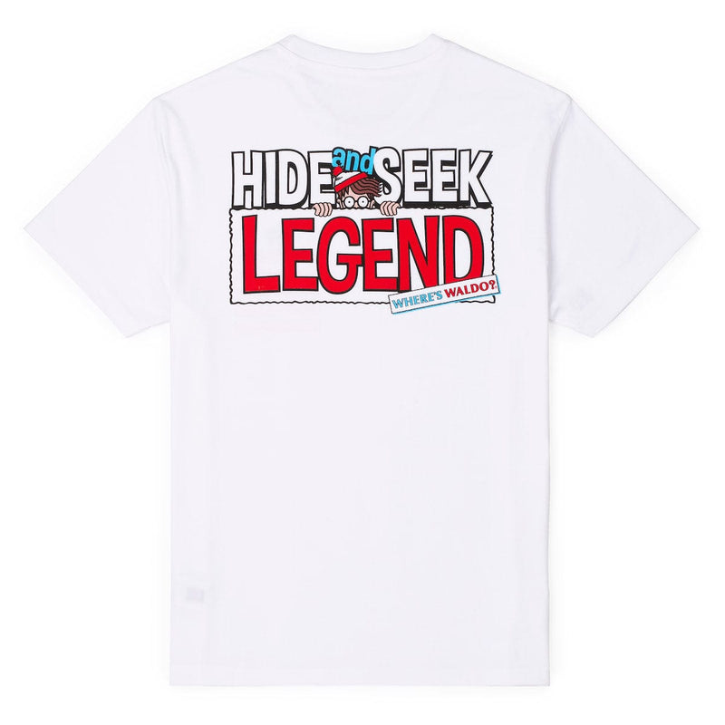 RSVLTS Hide and Seek Legend Crewneck Tee — front view