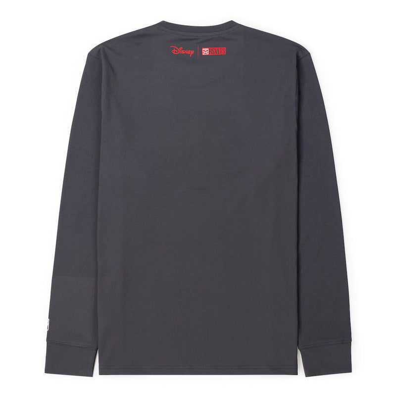 RSVLTS Enjoy the Journey Long Sleeve Performance Tee in Gray — detail 2