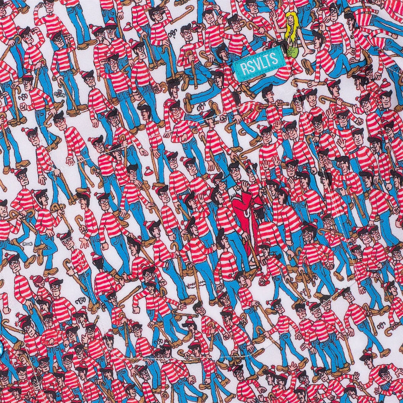 RSVLTS There's Waldo! KUNUFLEX Short Sleeve Shirt in Multicolor — detail 3