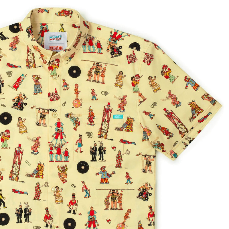 RSVLTS Big Top Waldo KUNUFLEX Short Sleeve Shirt — front view