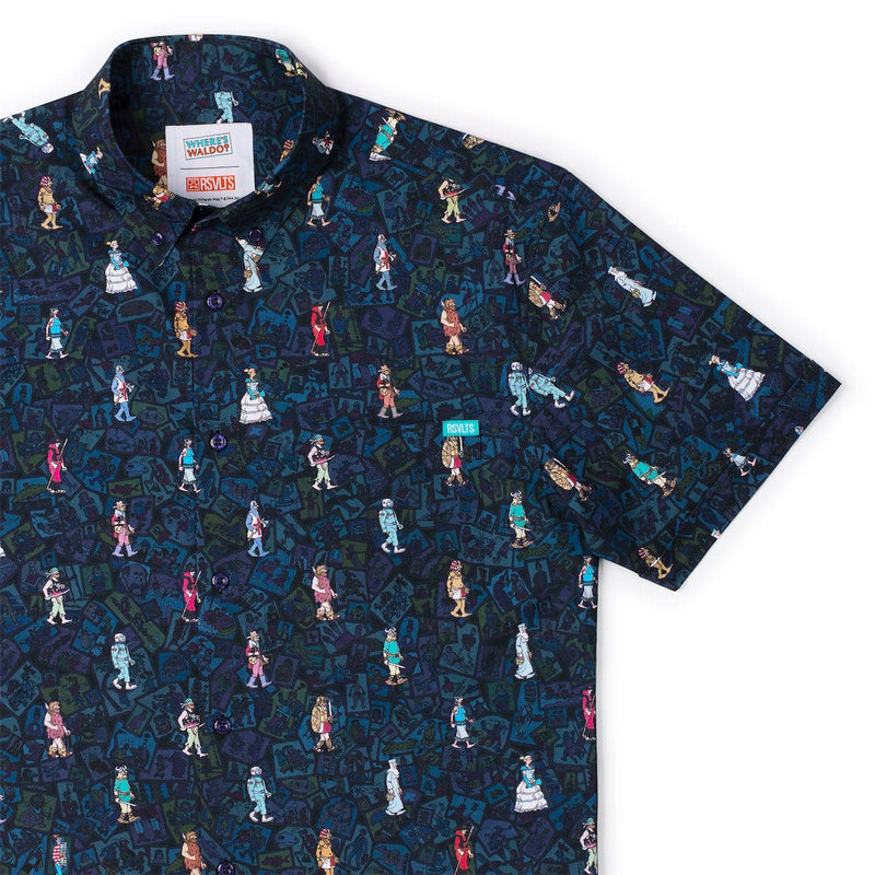 RSVLTS When's Waldo? KUNUFLEX Short Sleeve Shirt — front view