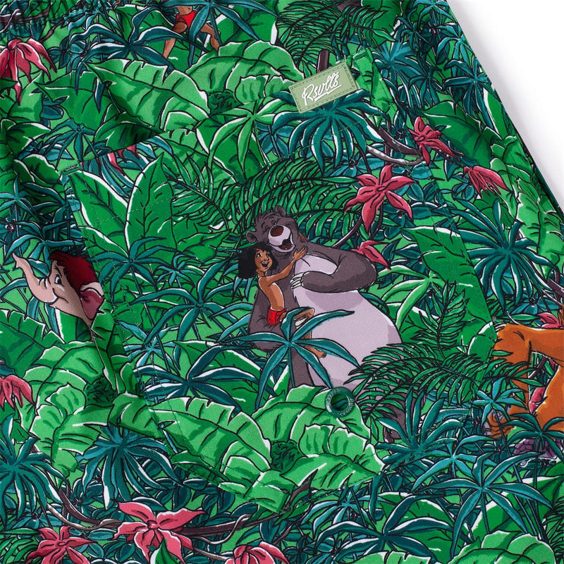 RSVLTS Baloo and the Crew Hybrid Shorts in Green — detail 3