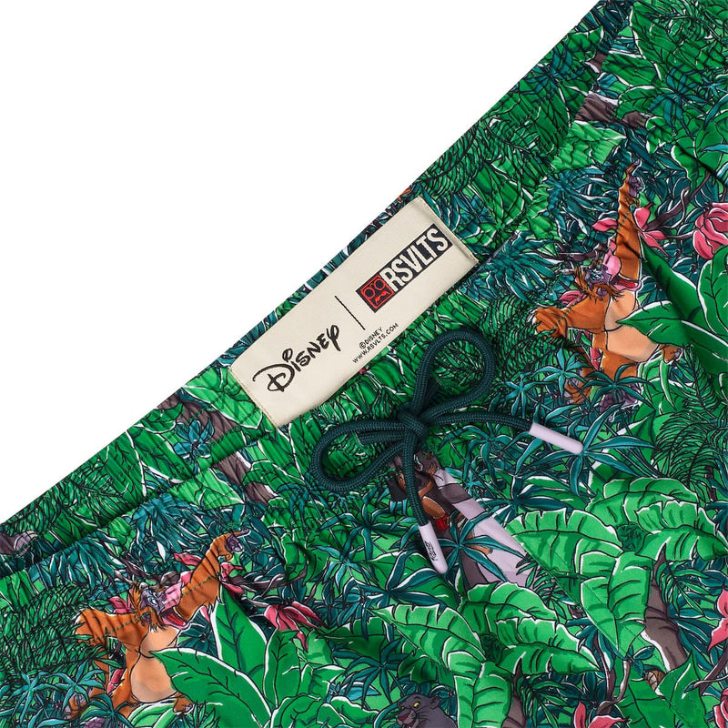 RSVLTS Baloo and the Crew Hybrid Shorts in Green — detail 4