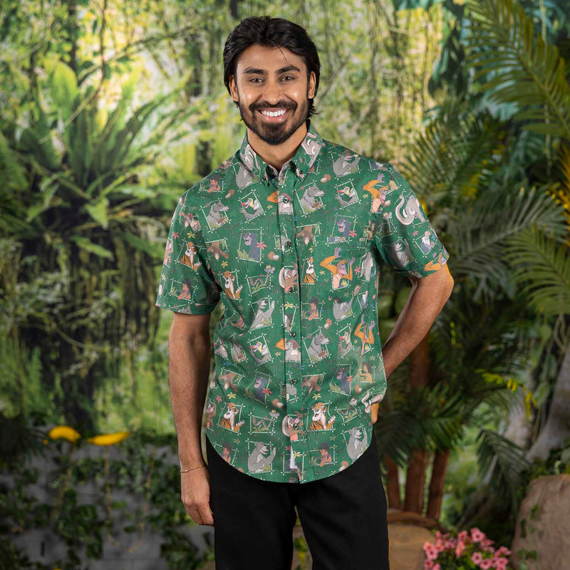 RSVLTS Vine Vibin' KUNUFLEX Short Sleeve Shirt in Green — detail 2