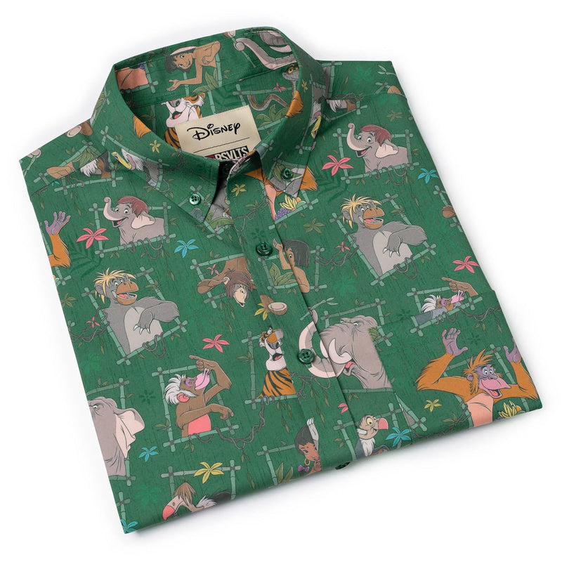 RSVLTS Vine Vibin' KUNUFLEX Short Sleeve Shirt in Green — detail 8