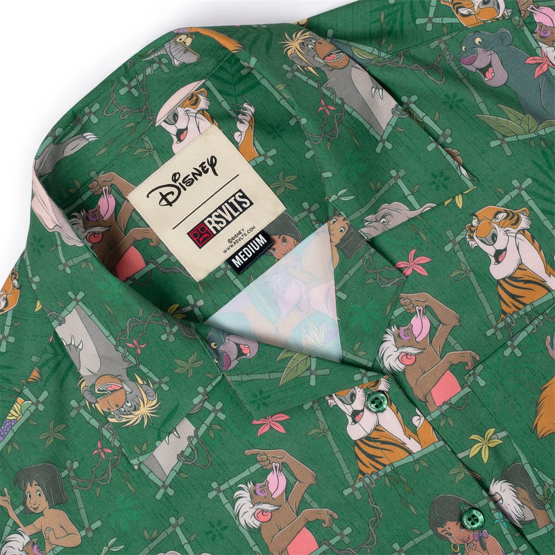 RSVLTS Vine Vibin' Women's KUNUFLEX Short Sleeve Shirt in Green — detail 5