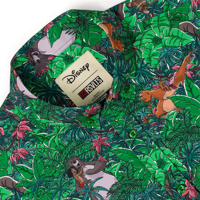 RSVLTS Baloo and the Crew KUNUFLEX Short Sleeve Shirt in Green — detail 6