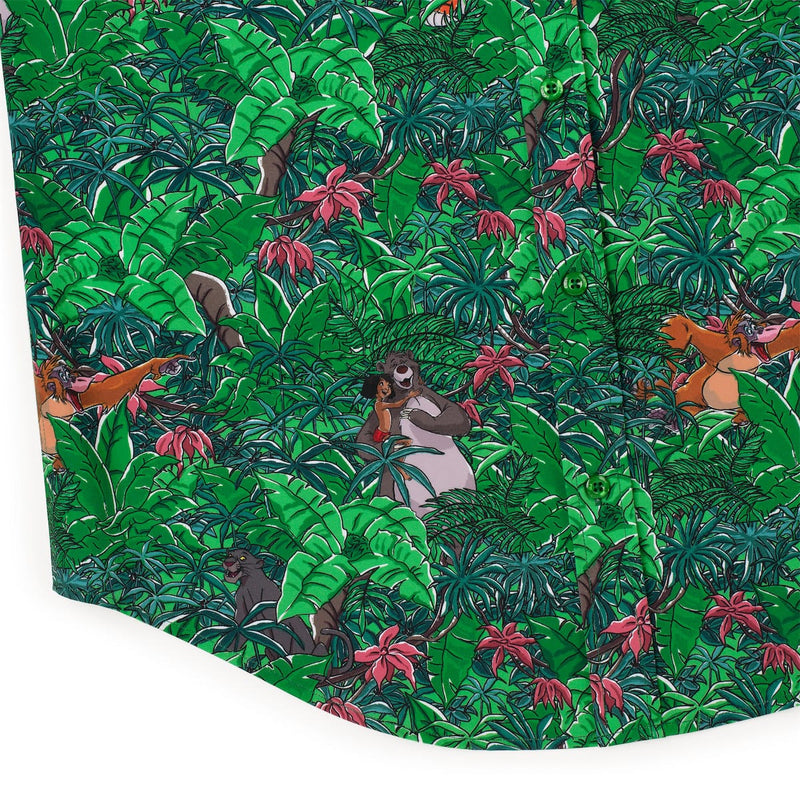 RSVLTS Baloo and the Crew KUNUFLEX Short Sleeve Shirt in Green — detail 7