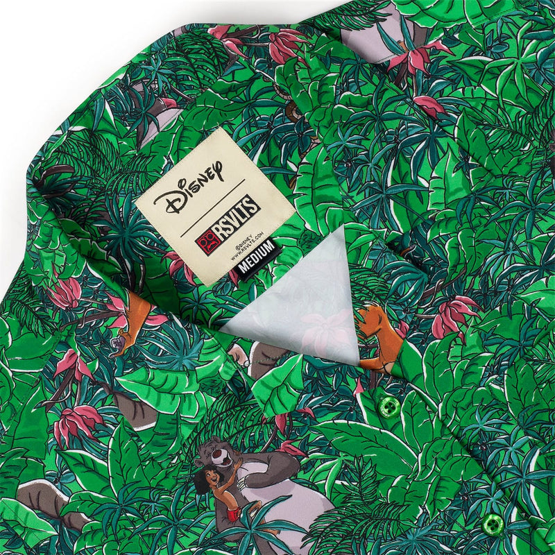 RSVLTS Baloo and the Crew Women's KUNUFLEX Short Sleeve Shirt in Green — detail 6