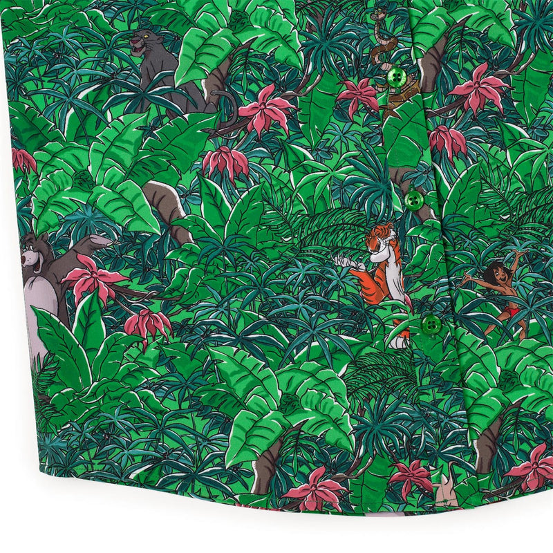 RSVLTS Baloo and the Crew Youth KUNUFLEX Short Sleeve Shirt in Green — detail 3