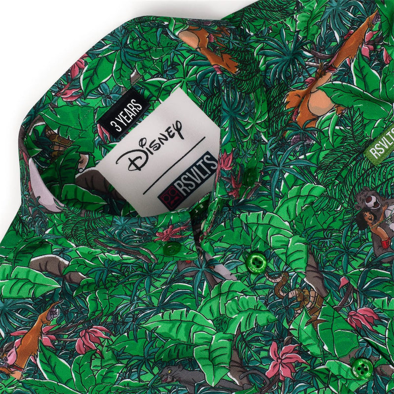 RSVLTS Baloo and the Crew Preschool KUNUFLEX Short Sleeve Shirt in Green — detail 3