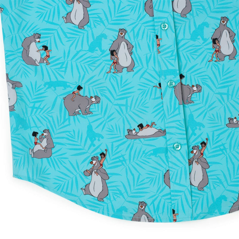 RSVLTS Bare Necessities KUNUFLEX Short Sleeve Shirt in Blue — detail 7