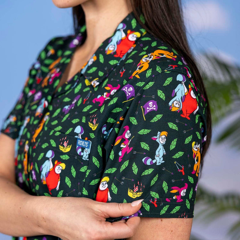 RSVLTS Never Grow Up Women's KUNUFLEX Short Sleeve Shirt — detail 3