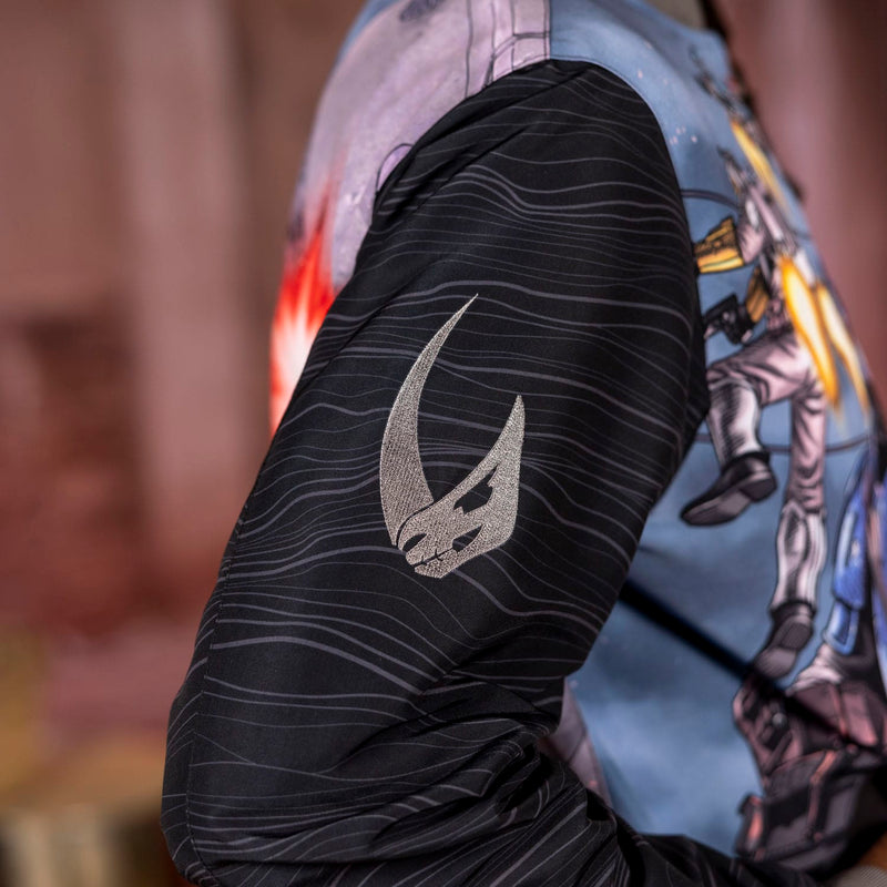 RSVLTS Precious Cargo Reversible Bomber Jacket in Black — detail 10