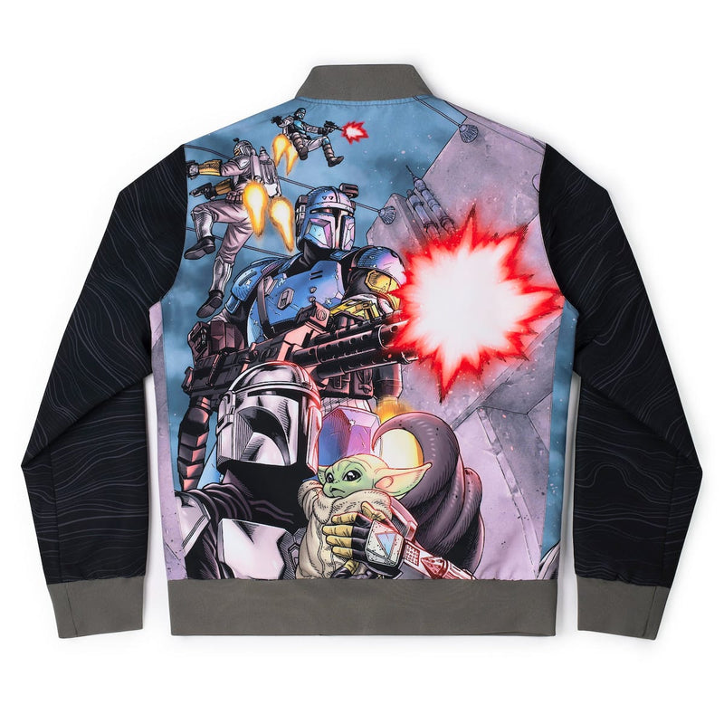 RSVLTS Precious Cargo Reversible Bomber Jacket in Black — detail 5