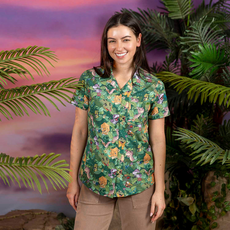 RSVLTS Tree Star Adventures Women's KUNUFLEX Short Sleeve Shirt — front view