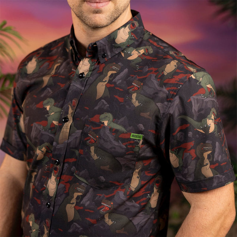 RSVLTS The Valley of Teeth KUNUFLEX Short Sleeve Shirt — detail 4