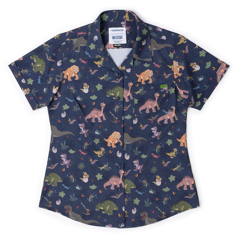 RSVLTS Prehistoric Pals Women's KUNUFLEX Short Sleeve Shirt — detail 2