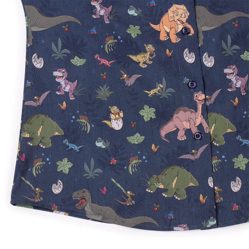 RSVLTS Prehistoric Pals Women's KUNUFLEX Short Sleeve Shirt — detail 7