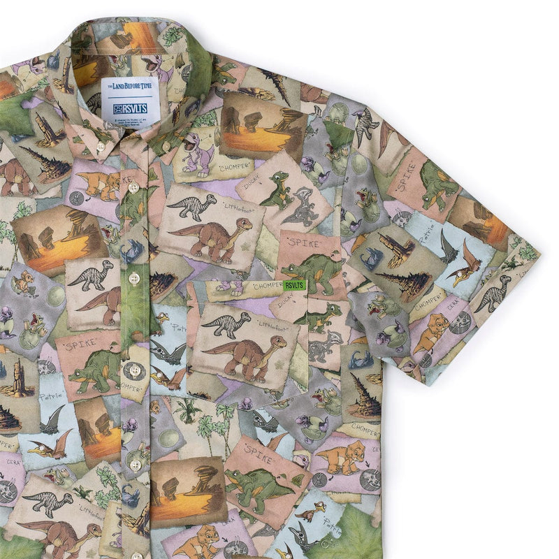 RSVLTS Dino Discovery KUNUFLEX Short Sleeve Shirt — front view
