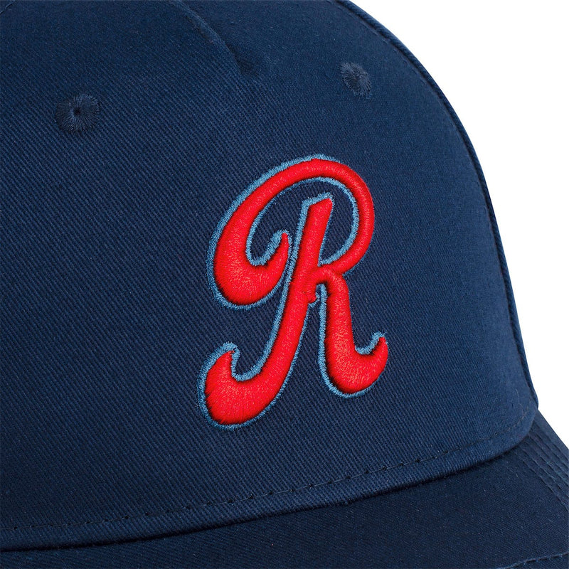 RSVLTS Roosevelts Ball Club 5-Panel Curved Brim Hat in Blue — detail 4