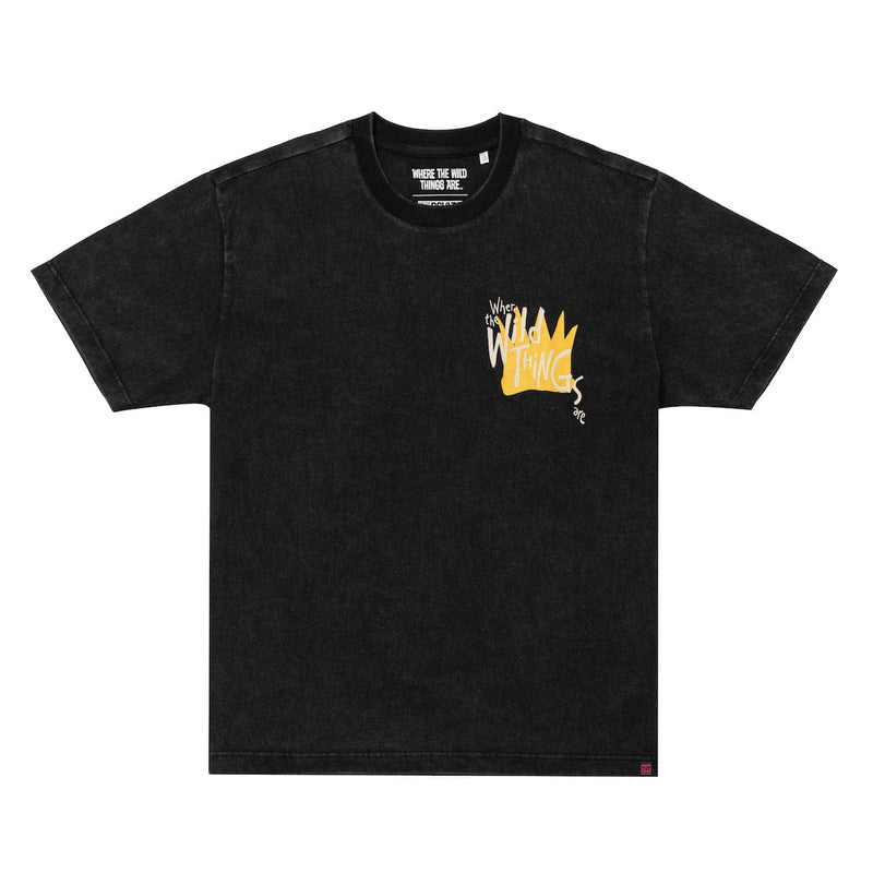 RSVLTS King Max Vintage Crewneck Tee in Black — detail 3