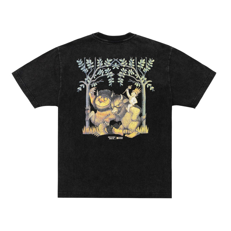 RSVLTS King Max Vintage Crewneck Tee in Black — detail 6