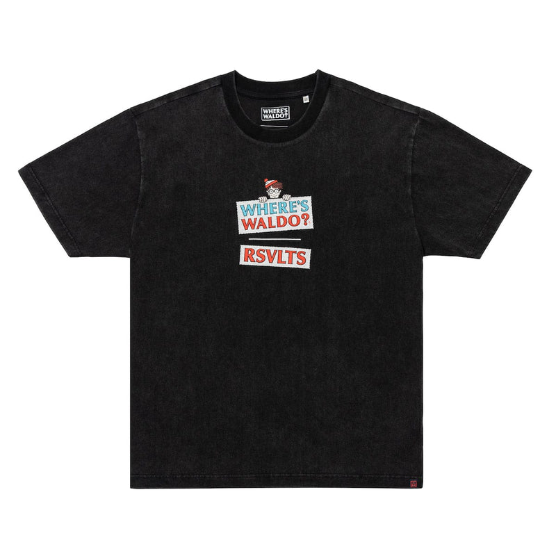 RSVLTS The Man in Question Vintage Crewneck Tee — front view