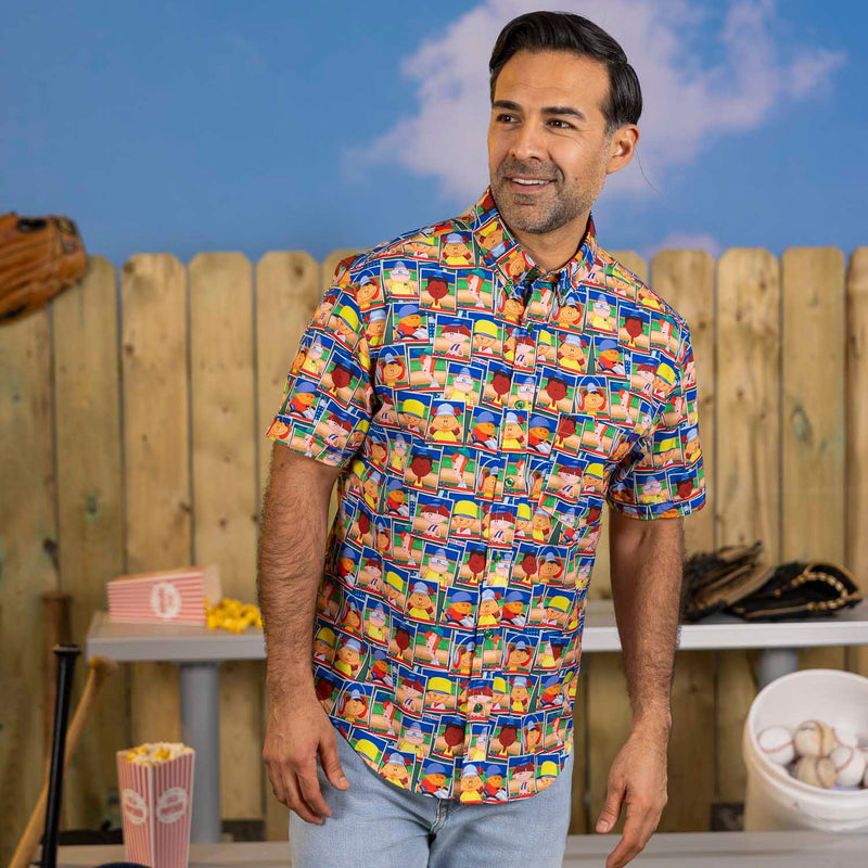 RSVLTS The Roster KUNUFLEX Short Sleeve Shirt in Multicolor — detail 2