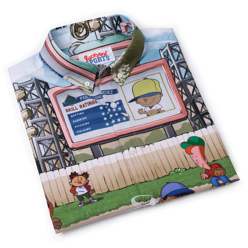 RSVLTS Squared Up KUNUFLEX Short Sleeve Shirt in Multicolor — detail 3